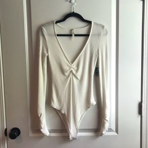 SOLD Free People Intimately Thong Bodysuit